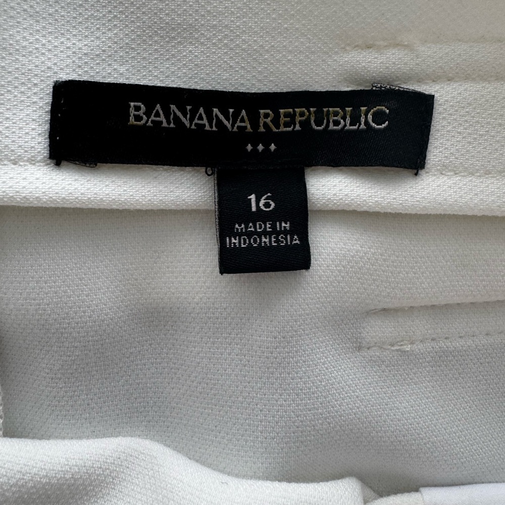 Banana Republic White Pencil Skirt Size 16 - Picture 6 of 6